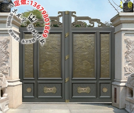 别墅大门_铝艺大门_庭院大门_住宅大门_乡村大门